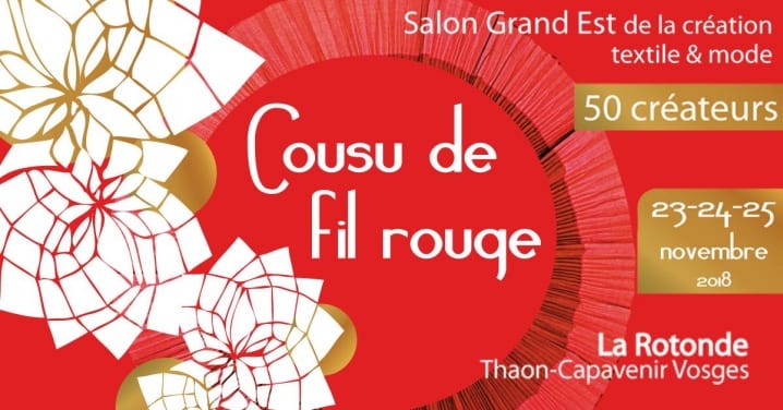 Salon cousu de fil rouge