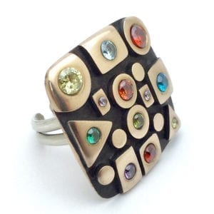 Grosse Bague XXL Klimt